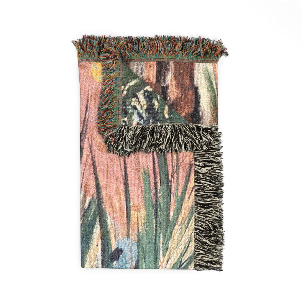 Inshallah Palm Woven Blanket