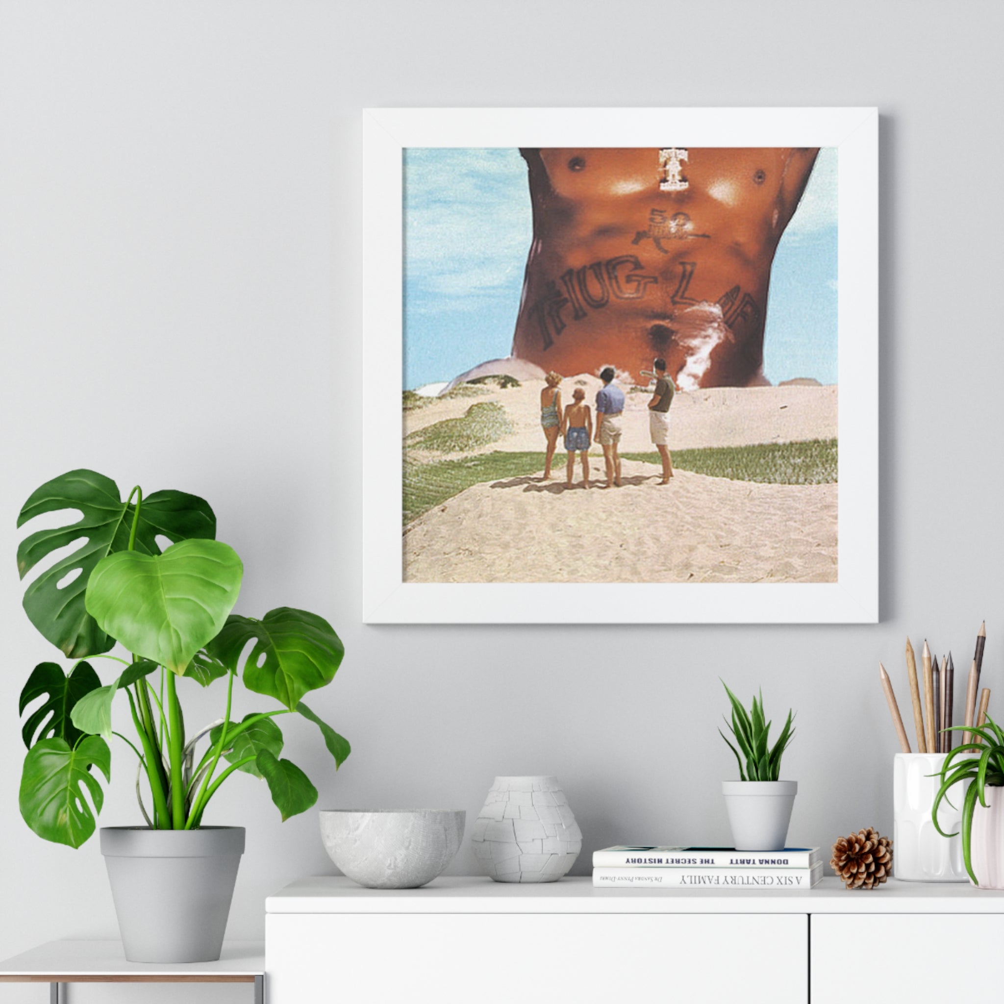 Shock and Awe Framed Poster