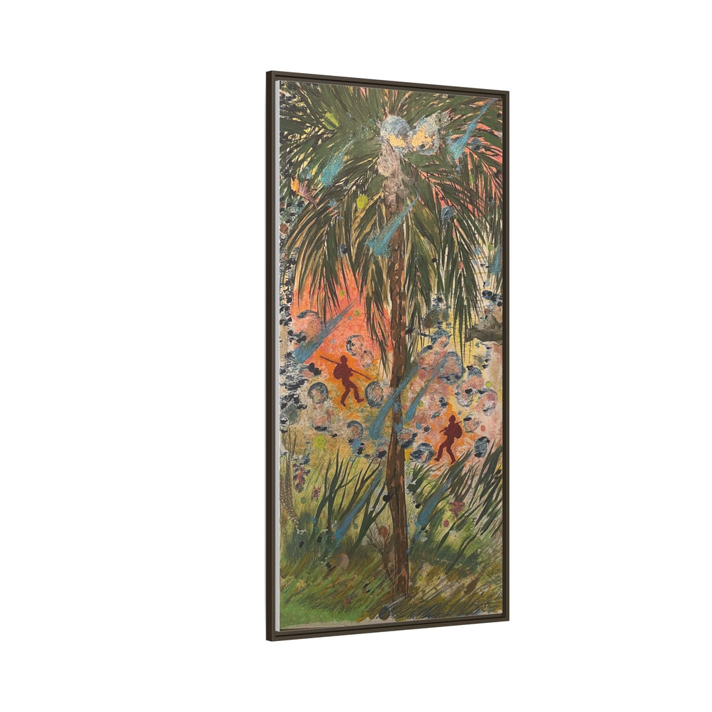 Inshallah Matte Canvas, Framed (Multi-color)