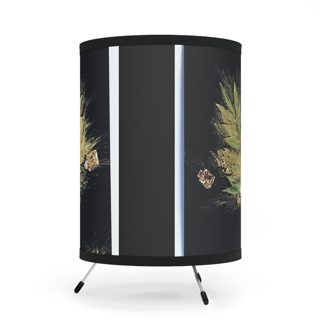 Luz Ancestros Tripod Lamp with High-Res Printed Shade, US\CA plug