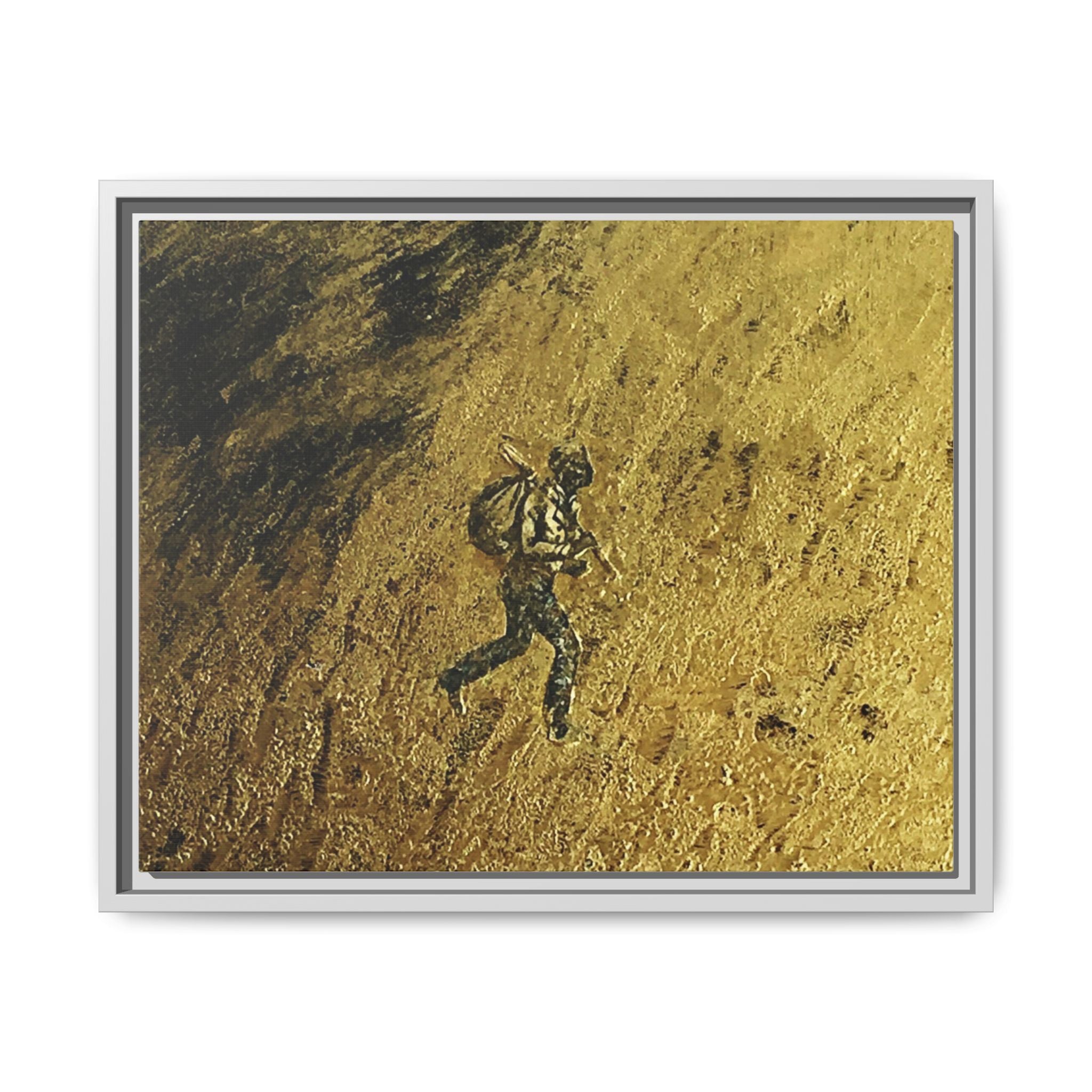 Cimarron Golden Matte Canvas, Framed (Multi-color)