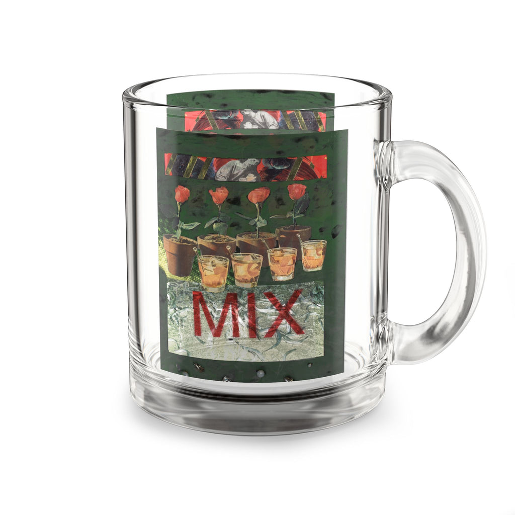MIXY Glass Mug, 10oz