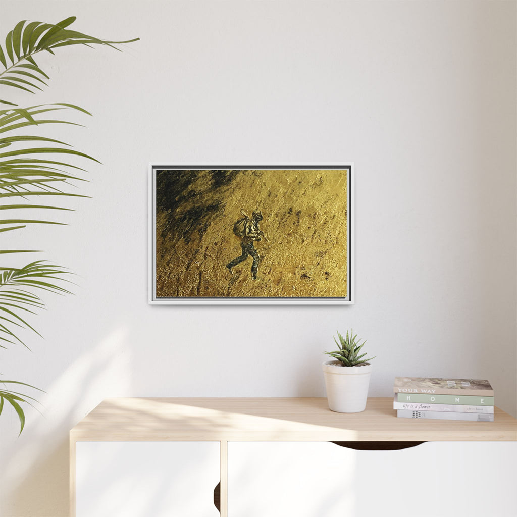 Cimarron Golden Matte Canvas, Framed (Multi-color)
