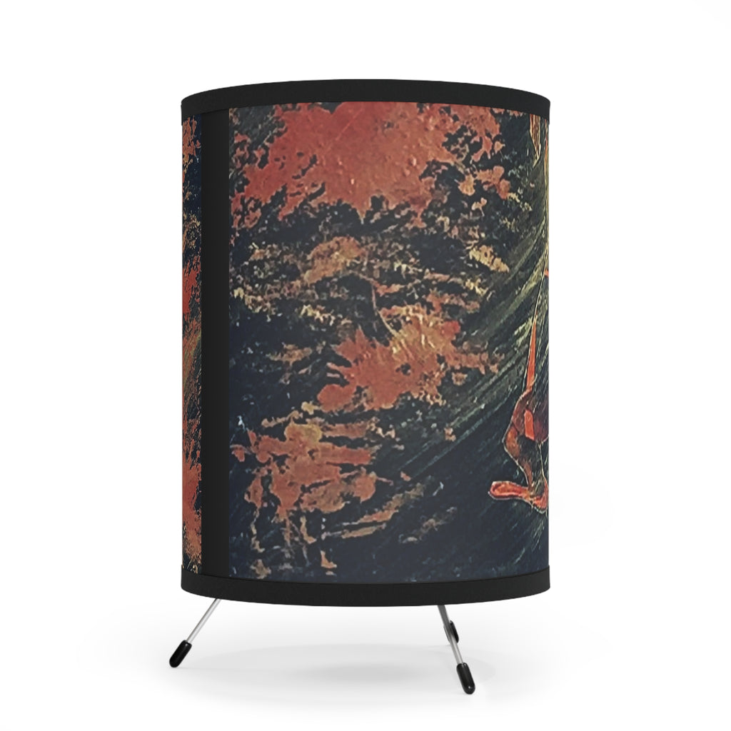 Walking Freedom Tripod Lamp with High-Res Printed Shade, US\CA plug