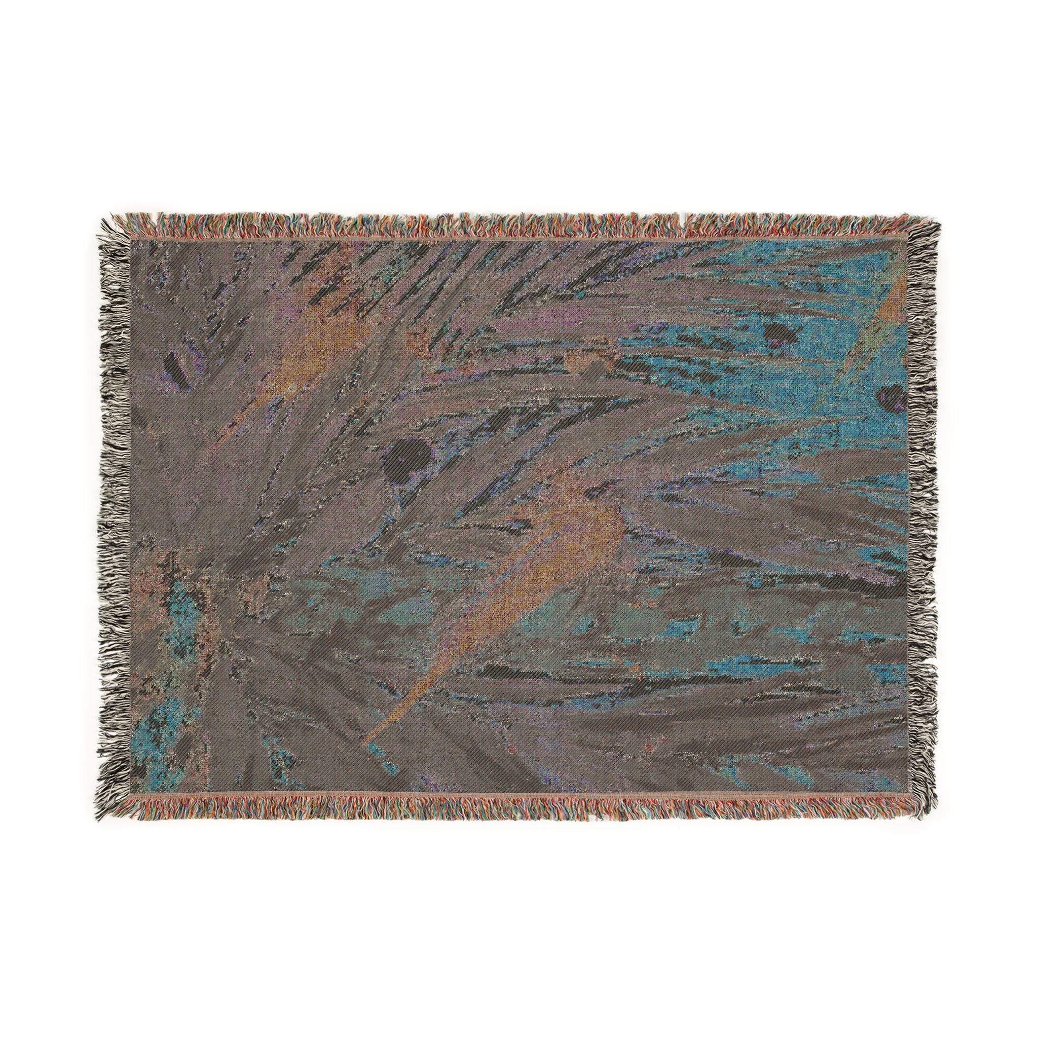 Inshallah Palm Woven Blanket