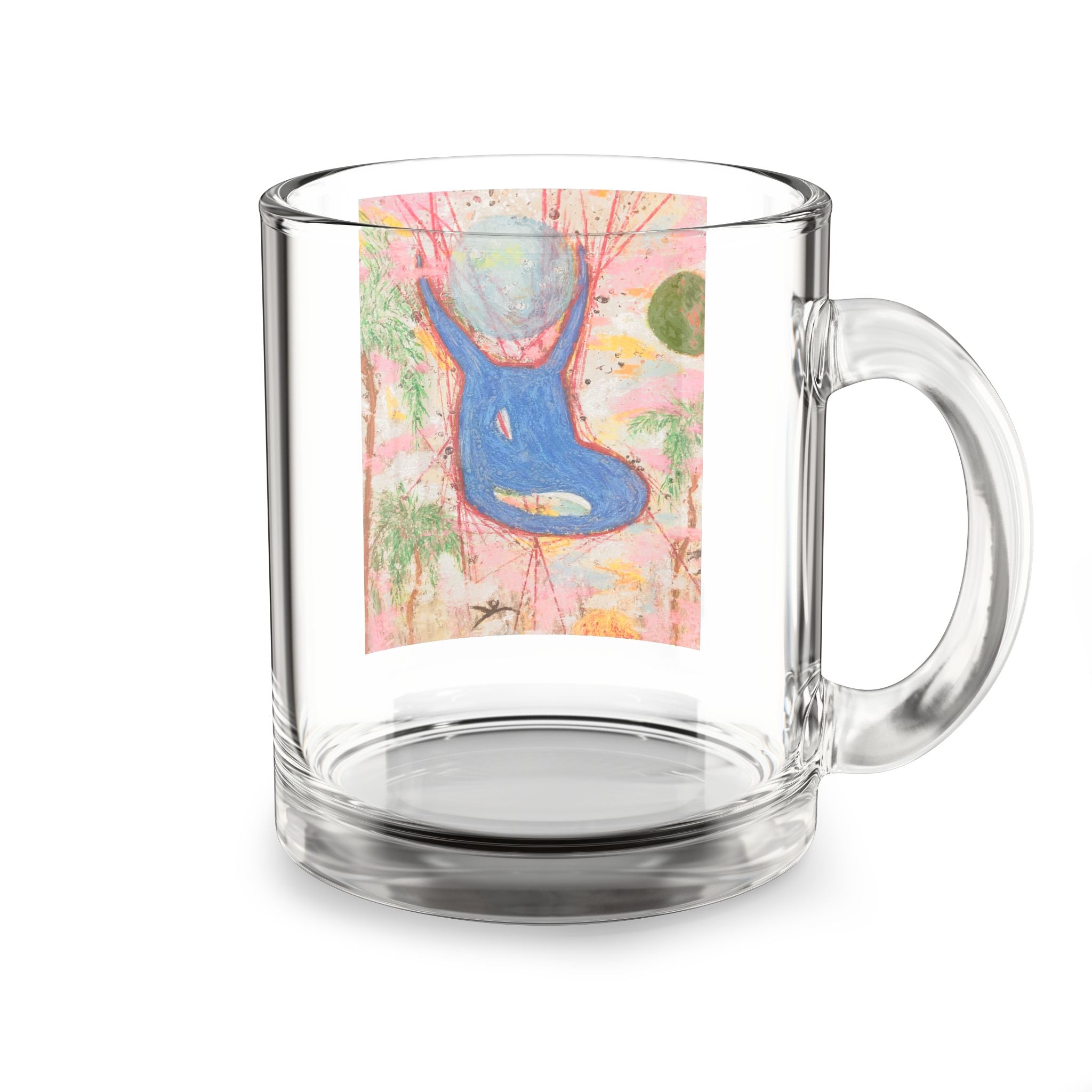 Carnaval Glass Mug, 10oz