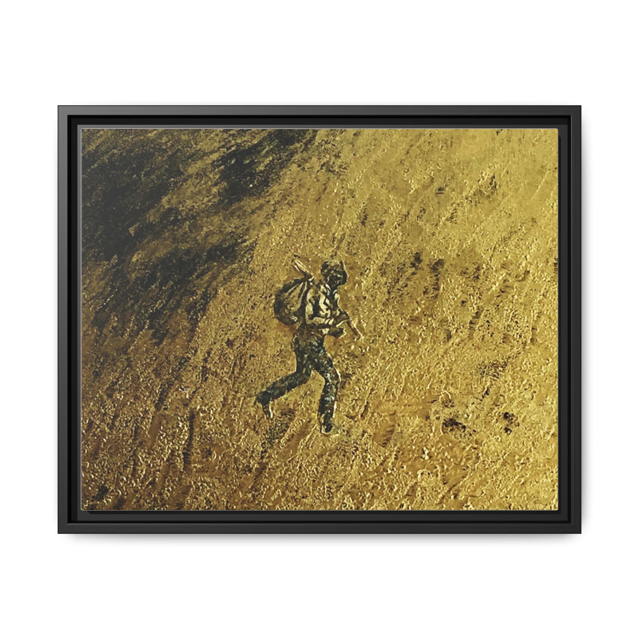 Cimarron Golden Matte Canvas, Framed (Multi-color)