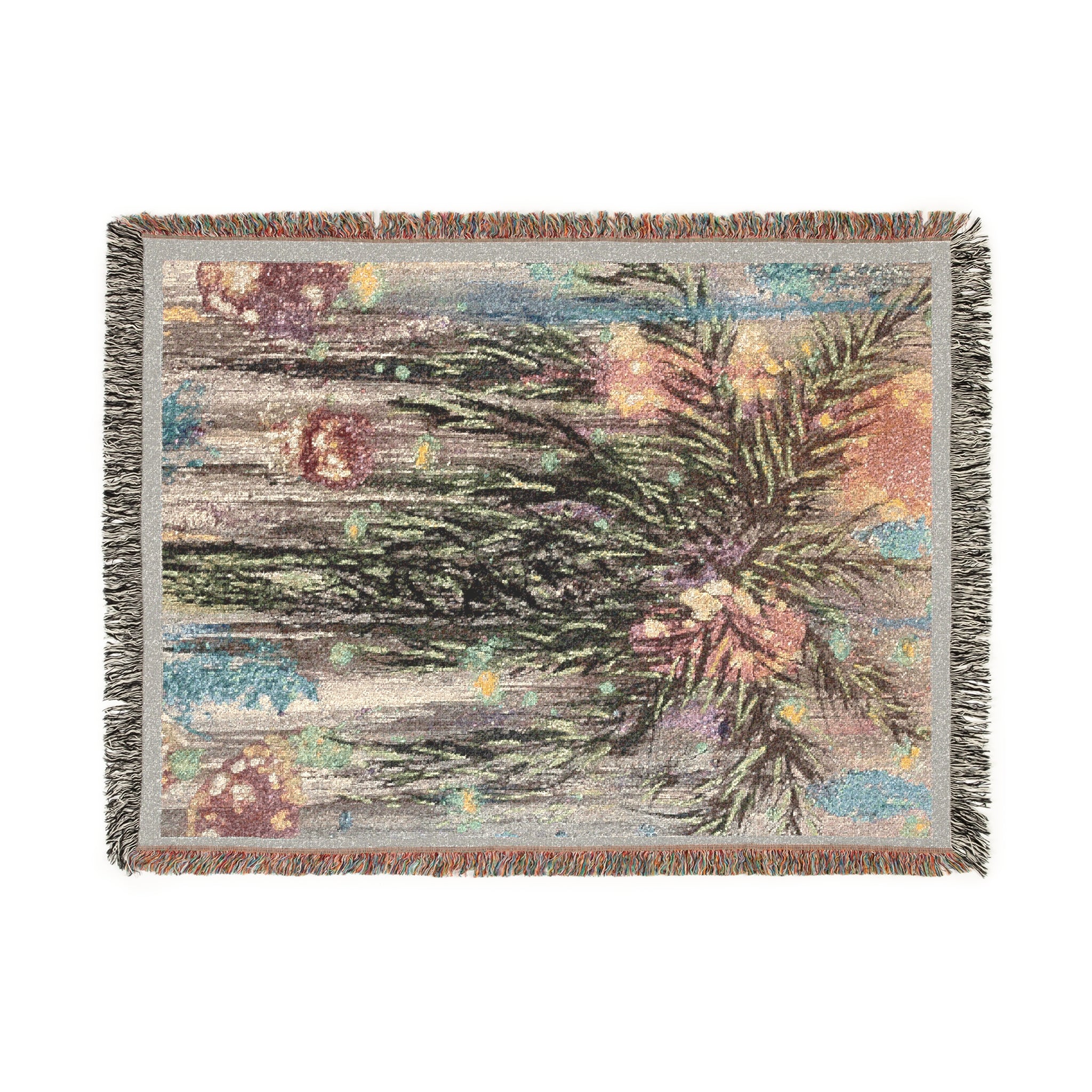 Gema Palm Woven Blanket