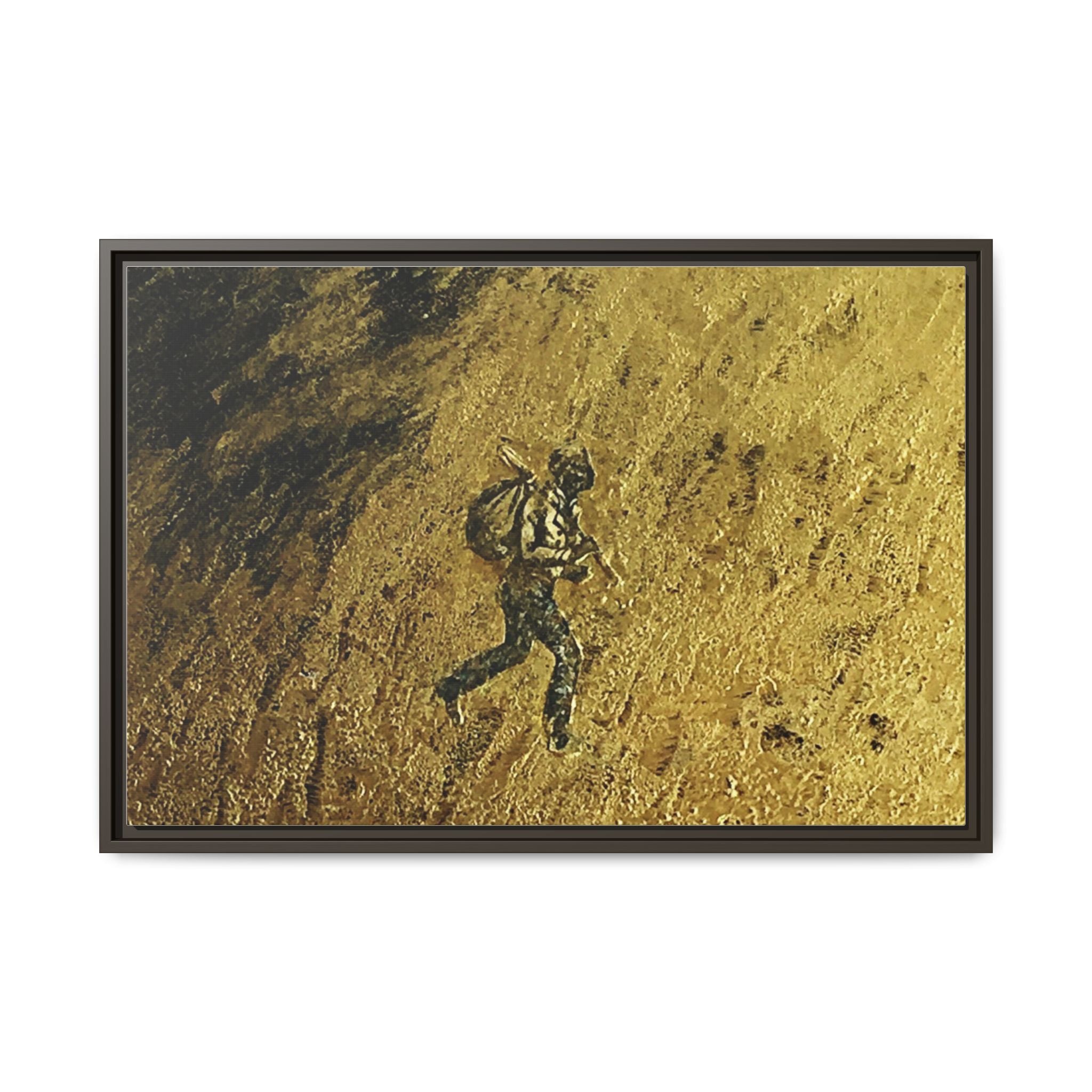 Cimarron Golden Matte Canvas, Framed (Multi-color)