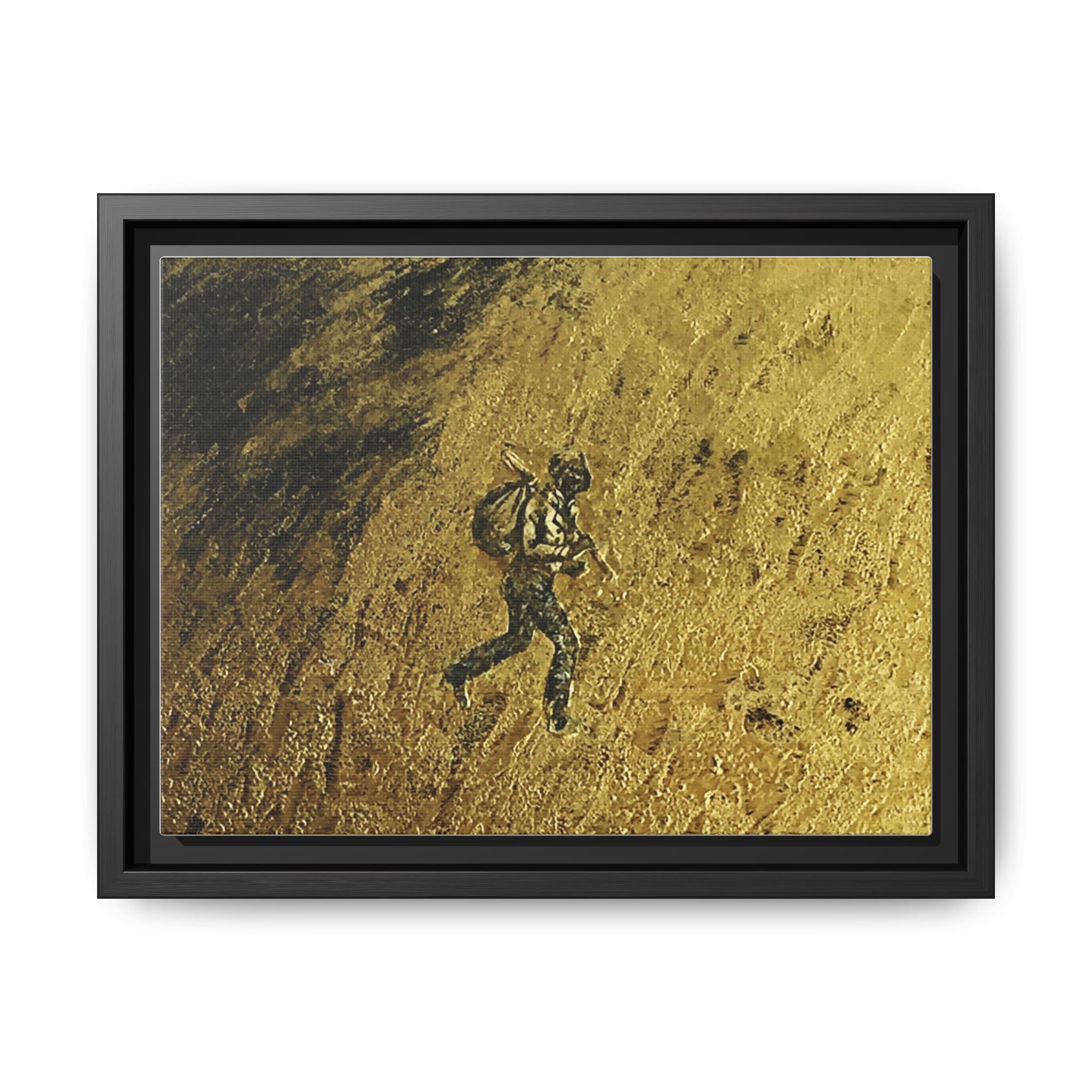 Cimarron Golden Matte Canvas, Framed (Multi-color)