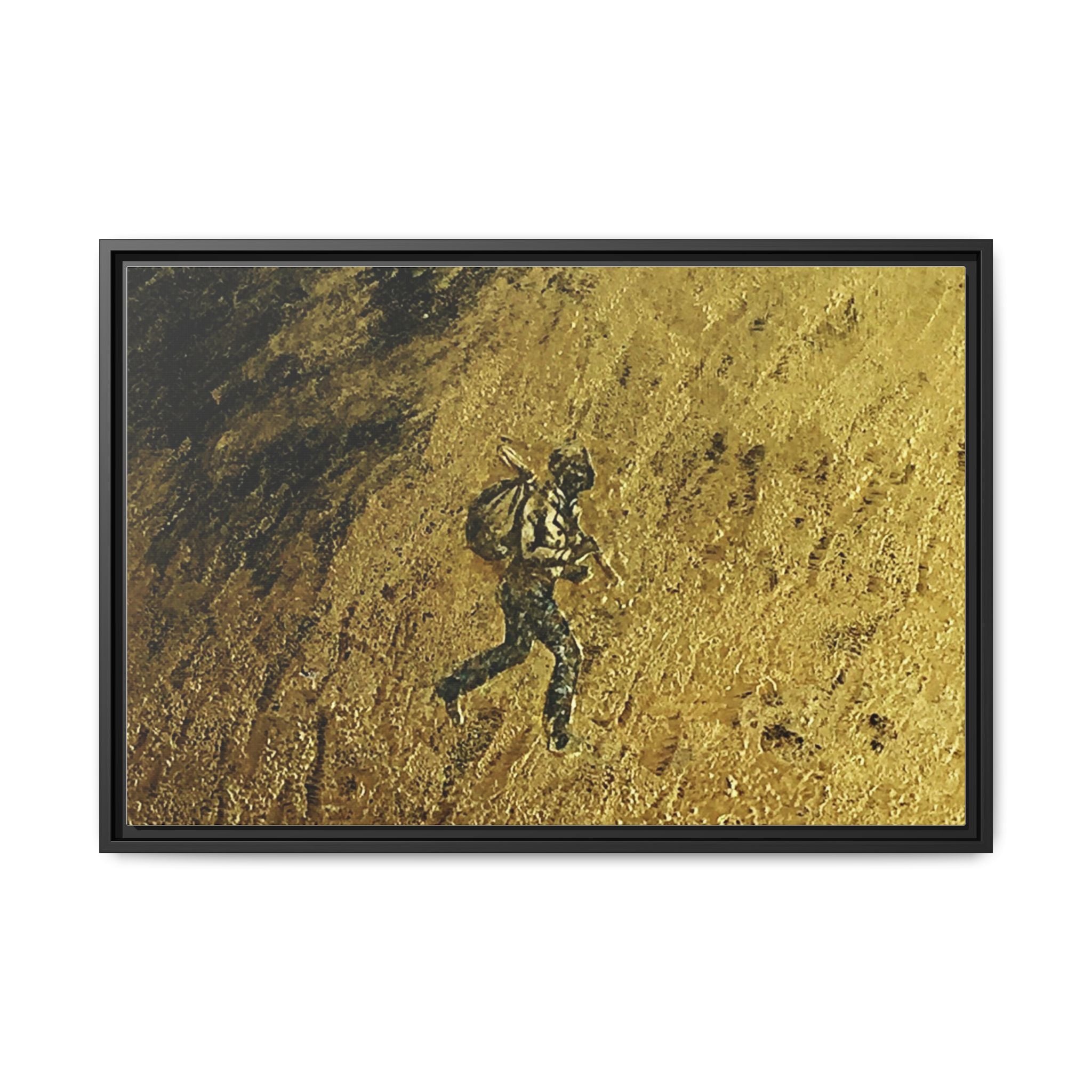 Cimarron Golden Matte Canvas, Framed (Multi-color)