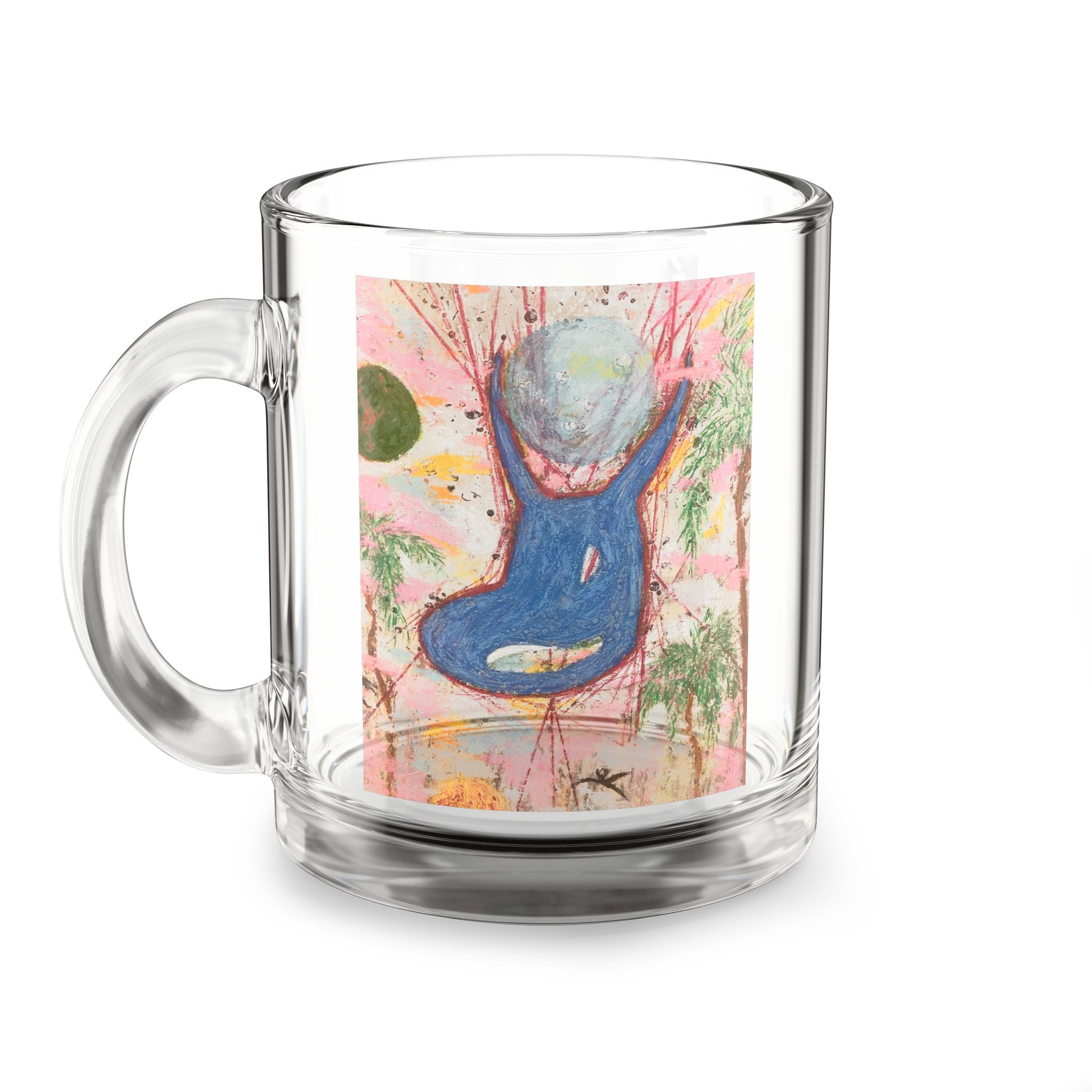 Carnaval Glass Mug, 10oz
