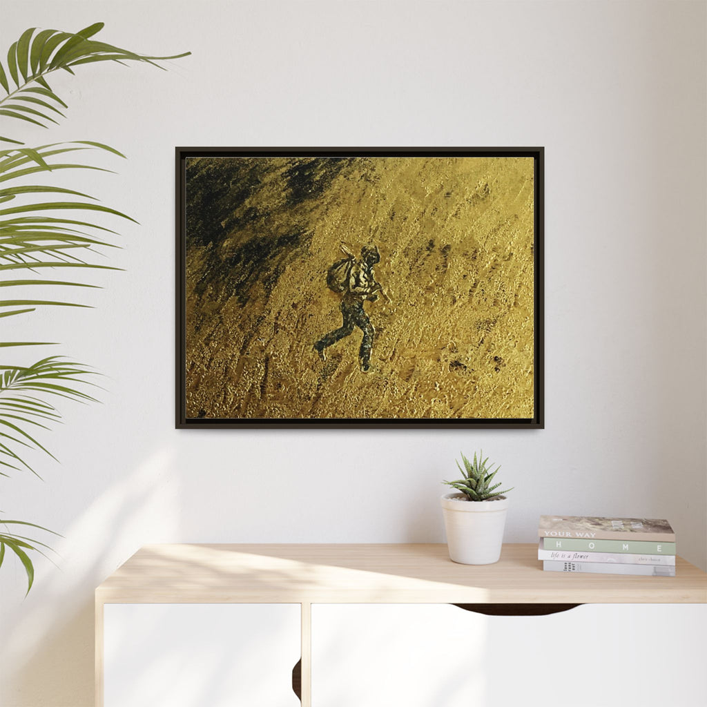 Cimarron Golden Matte Canvas, Framed (Multi-color)