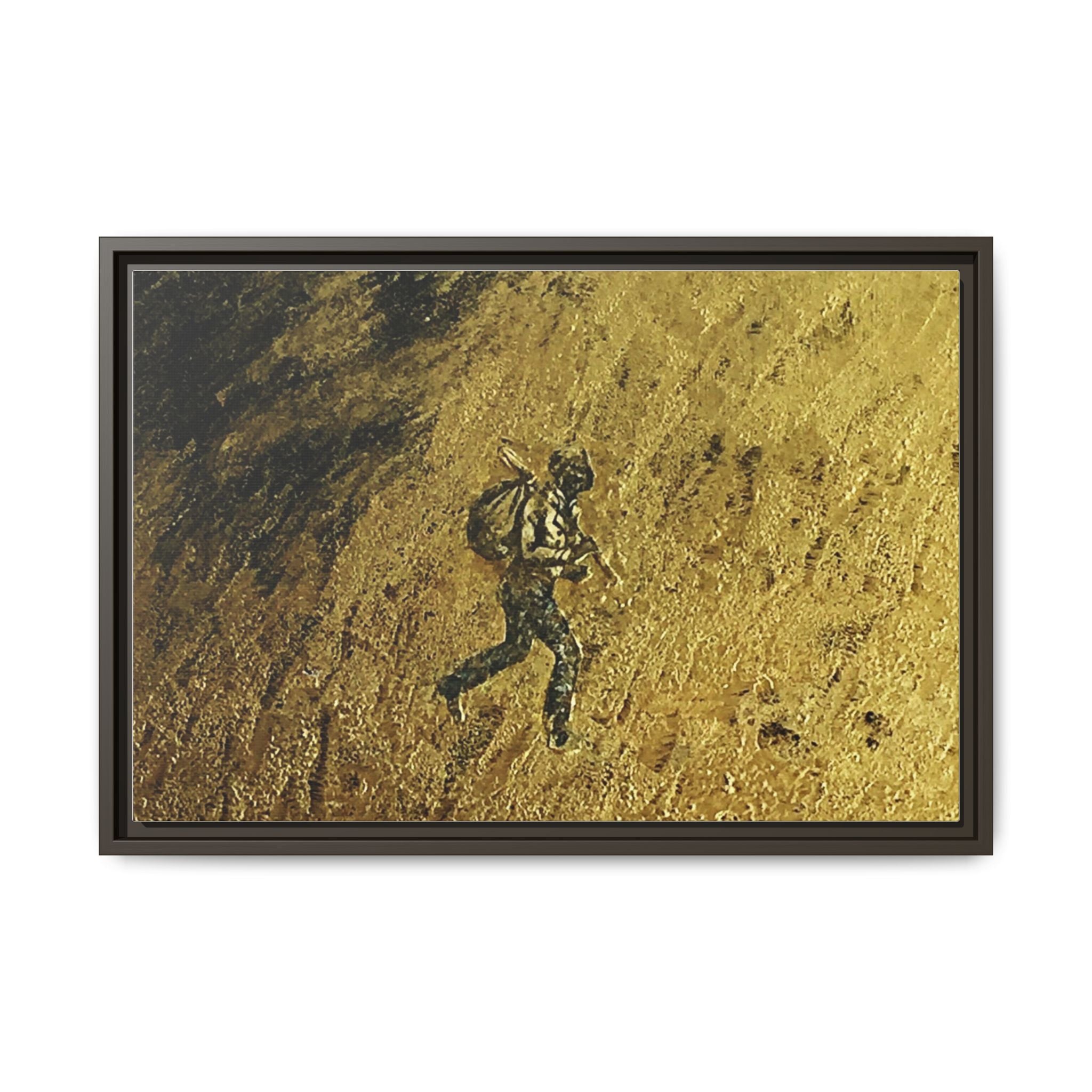Cimarron Golden Matte Canvas, Framed (Multi-color)